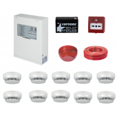 TEKNİM YANGIN ALARM SİSTEMİ SETİ 10 LU KABLO DAHİL