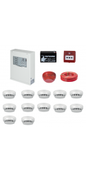 TEKNİM YANGIN ALARM SİSTEMİ SETİ 12 Li KABLO DAHİL