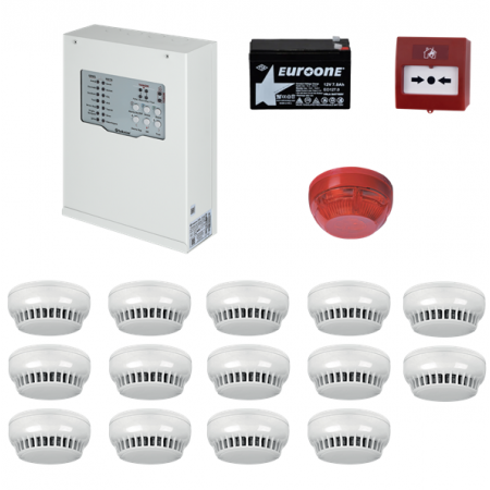 TEKNİM YANGIN ALARM SİSTEMİ SETİ 14 Lü